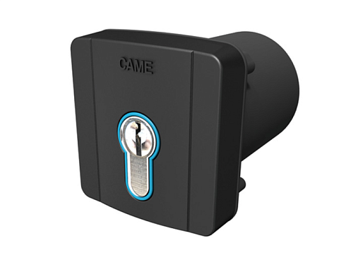 Купить Встраиваемый ключ-выключатель CAME SELD2FDG с цилиндром замка DIN и синей подсветко с доставкой и установкой в Севастополе