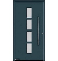 Двери входные алюминиевые  ThermoPlan Hybrid Hormann – Мотив 501 в Севастополе