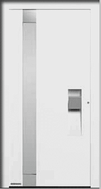 Двери входные алюминиевые ThermoCarbon Hormann - Мотив 306 в Севастополе